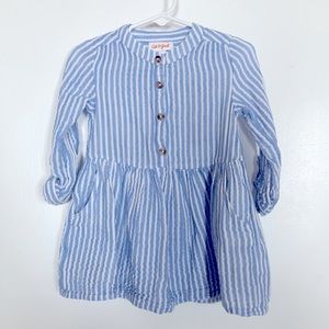 Striped toddler girls dress size 2T